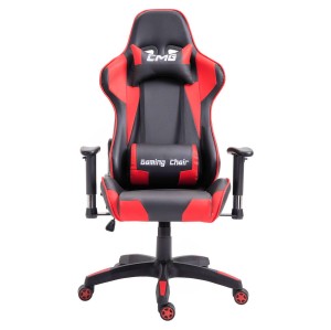 Fotel Gamingowy PlayMaker Black/Red z regulacją podłokietników