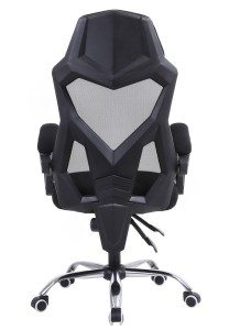 Fotel Gamingowy Yoda Black do biura, wentylowany 