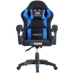 Fotel Gamingowy z tkaniny EXTREME Vortex Blue, krzesło gracza