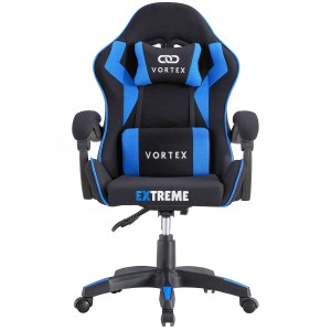 Fotel Gamingowy z tkaniny EXTREME Vortex Blue, krzesło gracza