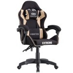 Fotel Gamingowy z tkaniny EXTREME Vortex Beige, krzesło gracza