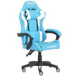 Fotel Gamingowy dla Gracza Extreme ENZO Blue White