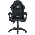 Fotel Gamingowy z tkaniny EXTREME Vortex kolor cały czarny