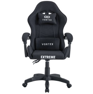 Fotel Gamingowy z tkaniny EXTREME Vortex kolor cały czarny