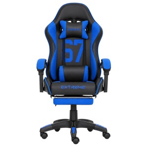 Fotel Gamingowy z podnóżkiem Extreme Sigma 67 Blue