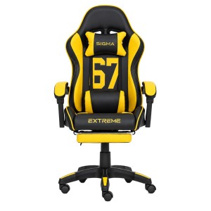 Fotel Gamingowy z podnóżkiem Extreme Sigma 67 Mustard